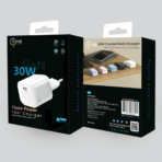 ⁦ناين شاحن حائط USB نانو باور منفذ واحد PD 30 وات GaN⁩ - الصورة ⁦2⁩