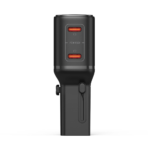 NINE USB WALL CHARGER BLACK POCKET TRAVEL TWO PORT PD 45W Gan WORLD WIDE TRAVEL CHARGER - Image 12