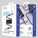 NINE CABLE 4 IN ONE MAGNTIC CABLE 65W SELF WINDING DESIGN - Image 2