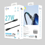 NINE CABLE DUOLINK 27 W TYPE C TO LIGHTBING - Image 3