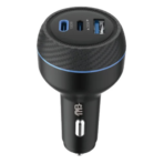 NINE CAR CHARGER MEGA CAR POWER 356A THREE PORT (2PD-USB A) 130W