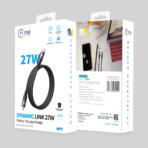 ⁦ناين كابل دايناميك لينك 27 وات تايب سي إلى لايتنينج⁩ - الصورة ⁦2⁩