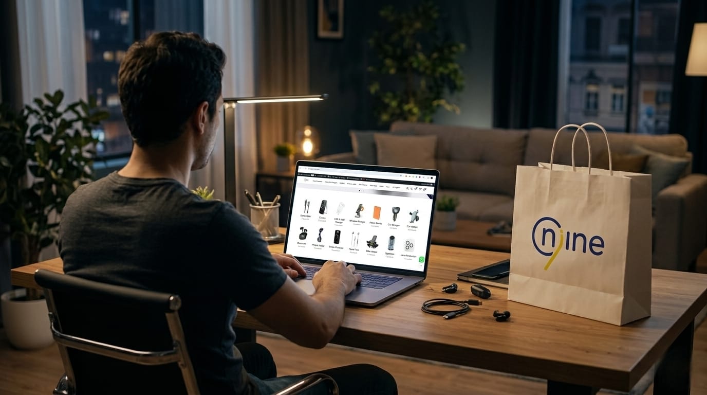 Nine Tec من أبرز براندات إكسسوارات الموبايل في مصر